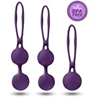 RAVLOVE Bolas Chinas - Pesas para Ejercicios Kegel - Control de la Vejiga y Ejercicios del Suelo Pélvico Silicio de…